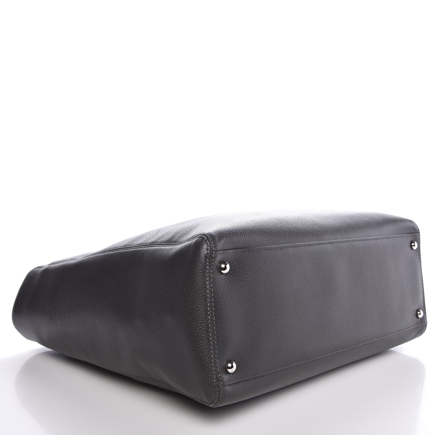 Chanel Calfskin Tall Cerf Tote Anthracite 4 of 7