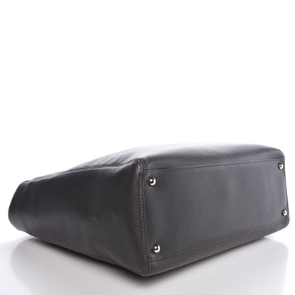 Chanel Calfskin Tall Cerf Tote Anthracite 4 of 7
