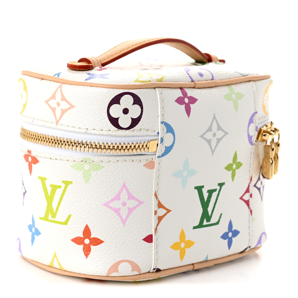 Louis Vuitton LV x TM Monogram Multicolor Nano Nice White 3 of 9