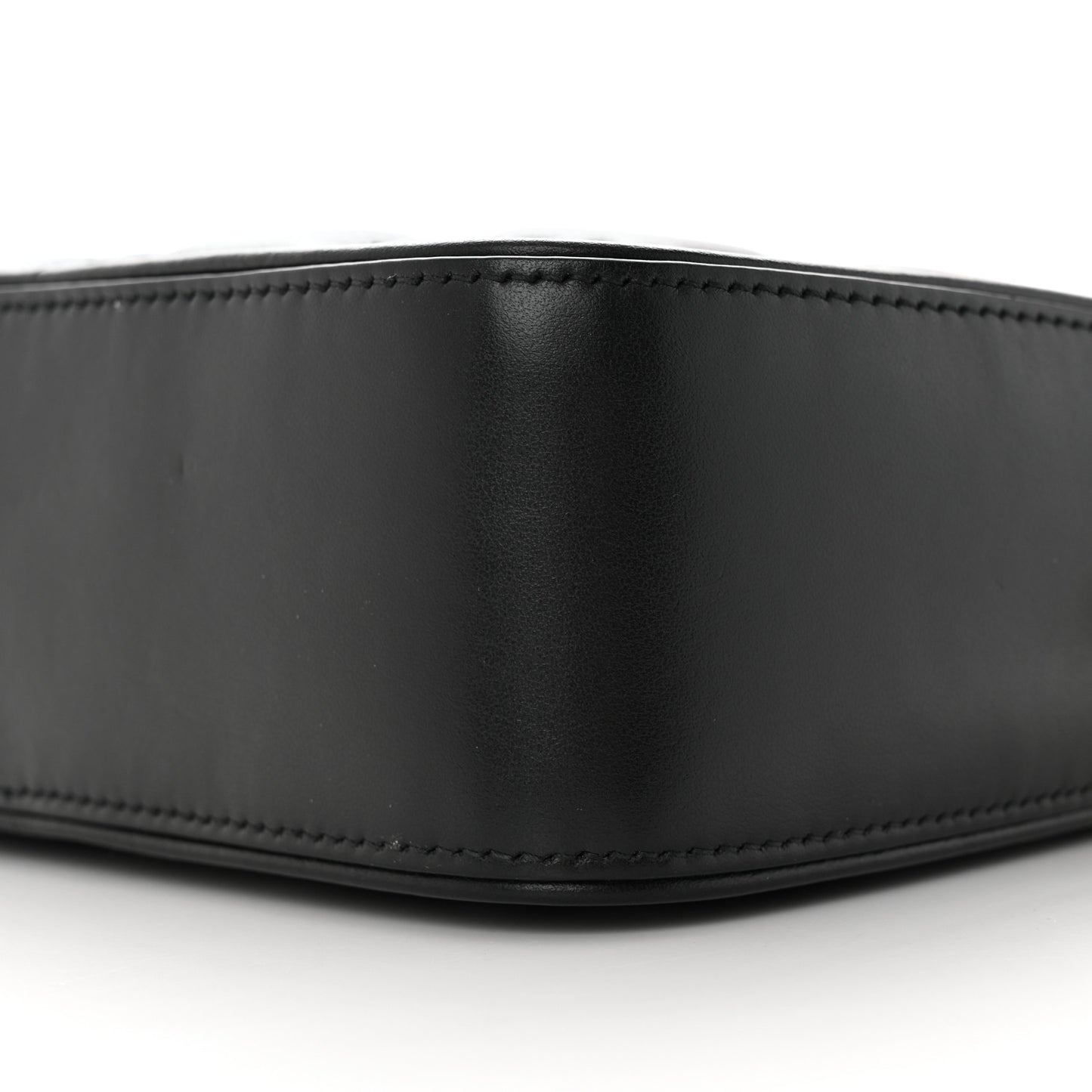 Calfskin GG Matelasse Shoulder Bag Black Natural