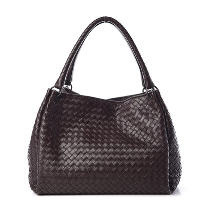 Bottega Veneta Nappa Intrecciato Parachute Bag Ebano 1 of 6