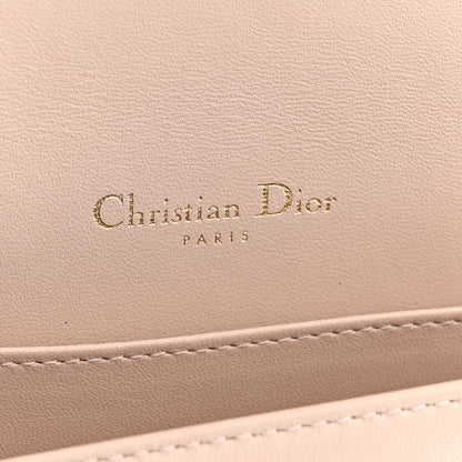 Christian Dior Lambskin Cannage Lady Dior Pouch Pink 7 of 14