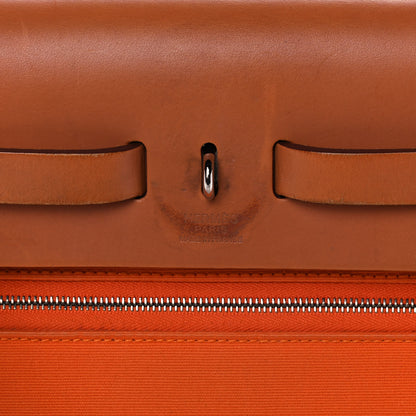 Hermes Toile Vache Hunter Herbag Zip 31 PM Orange 8 of 13