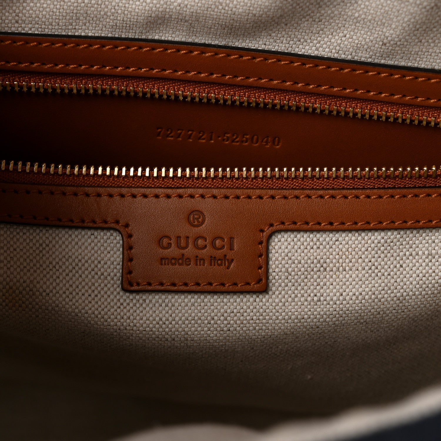 Gucci Canvas Calfskin Web Small Interlocking G Tote Bag Green Red 6 of 10