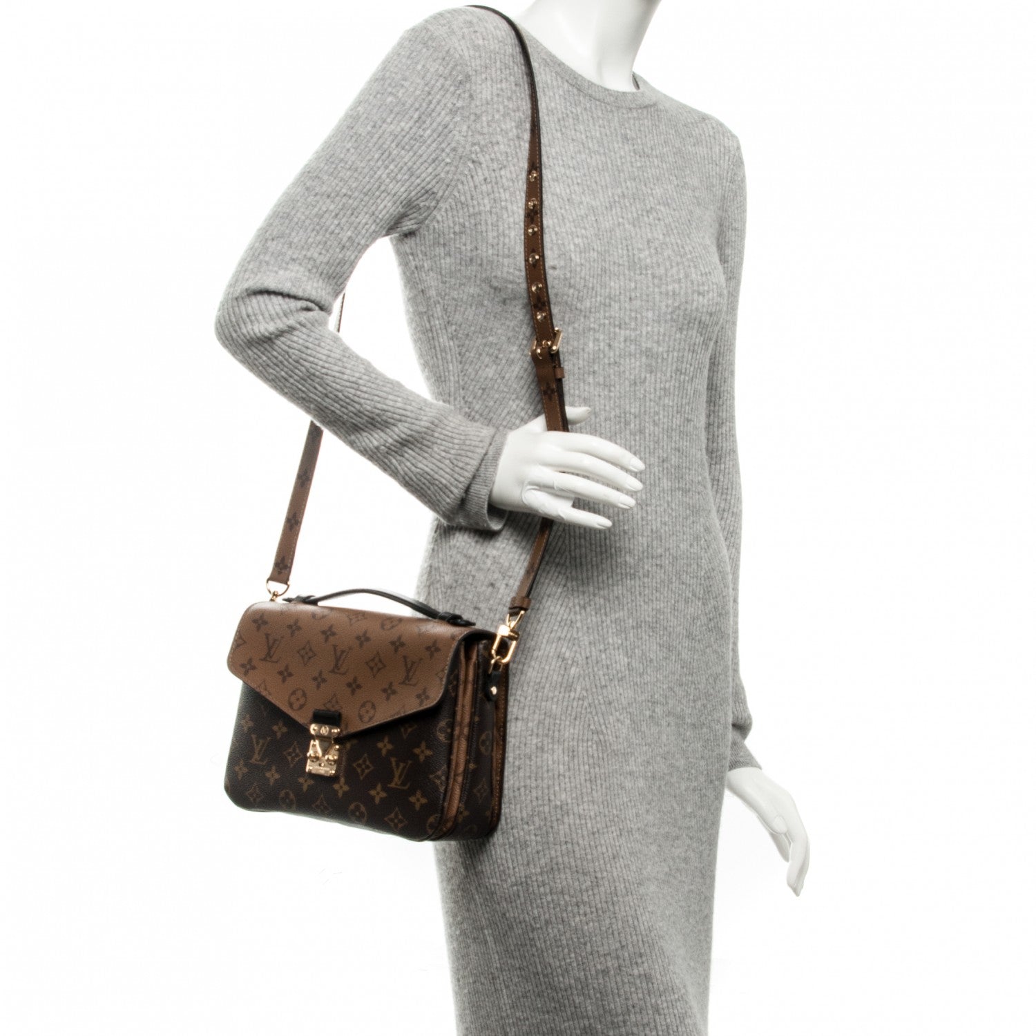 Louis Vuitton Reverse Monogram Pochette Metis 2 of 7