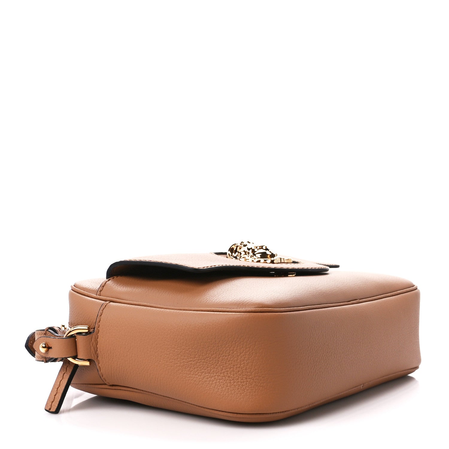 Versace Grained Calfskin Medusa Camera Bag Brown 4 of 12