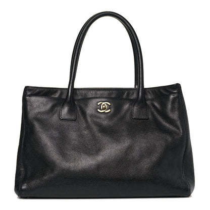 Chanel Calfskin Cerf Executive Shopper Tote Black 1 of 18