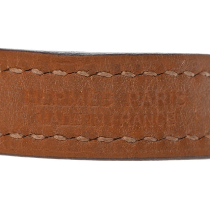 Hermes Lizard Rivale Double Tour Bracelet S Sesame 5 of 5