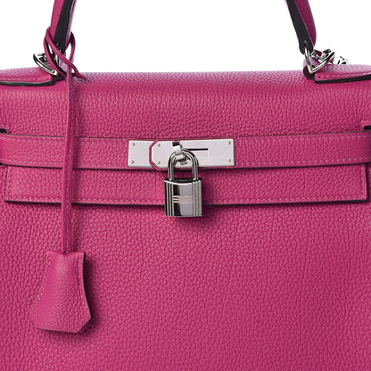 Hermes Togo Kelly Retourne 28 Rose Pourpre 46 of 46