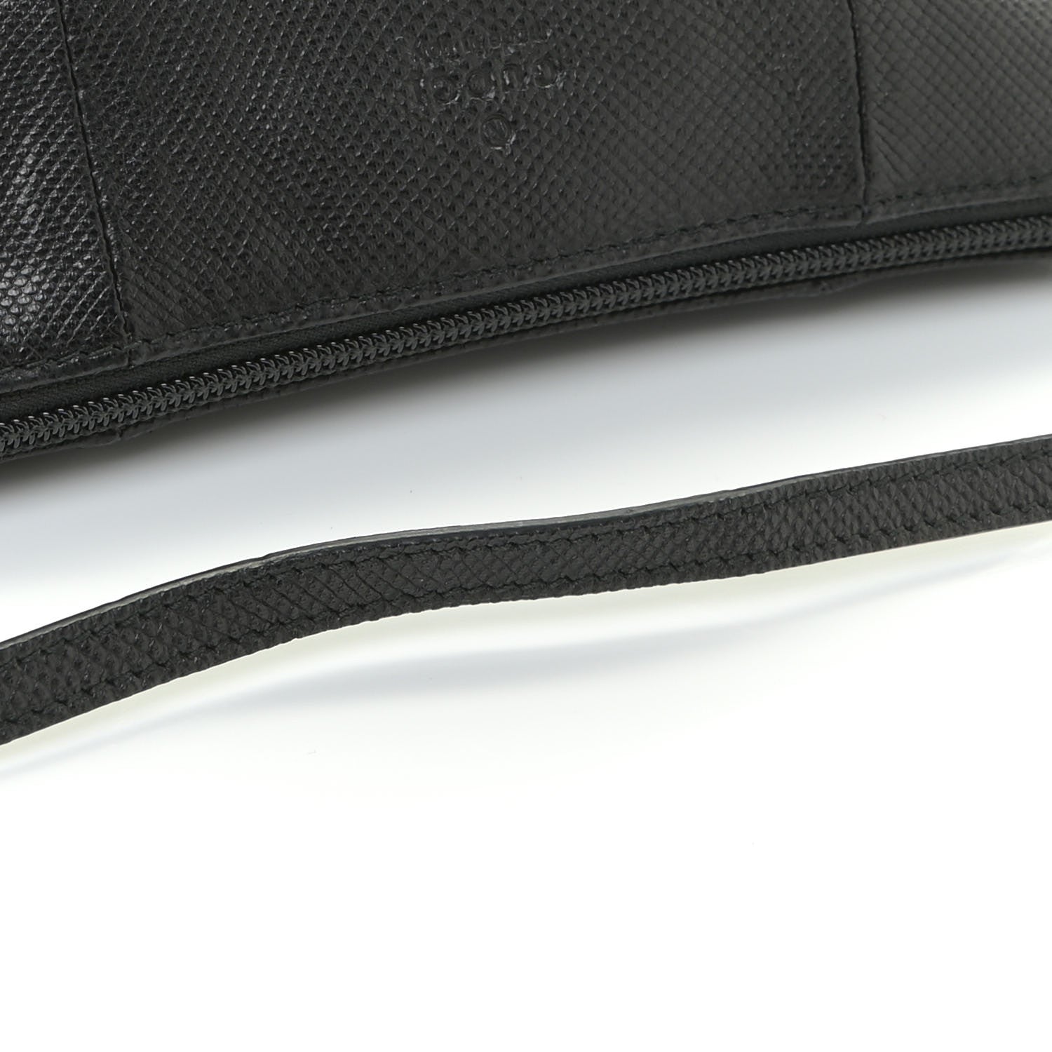 Gucci Calfskin Lizard Embossed Boat Pochette Black 12 of 15