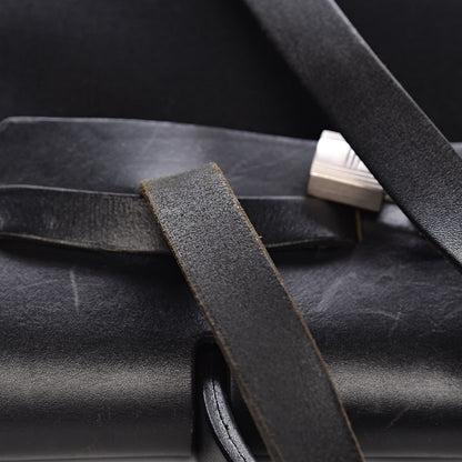 Hermes Toile Vache Calfskin Herbag 30 PM Backpack Black 12 of 15