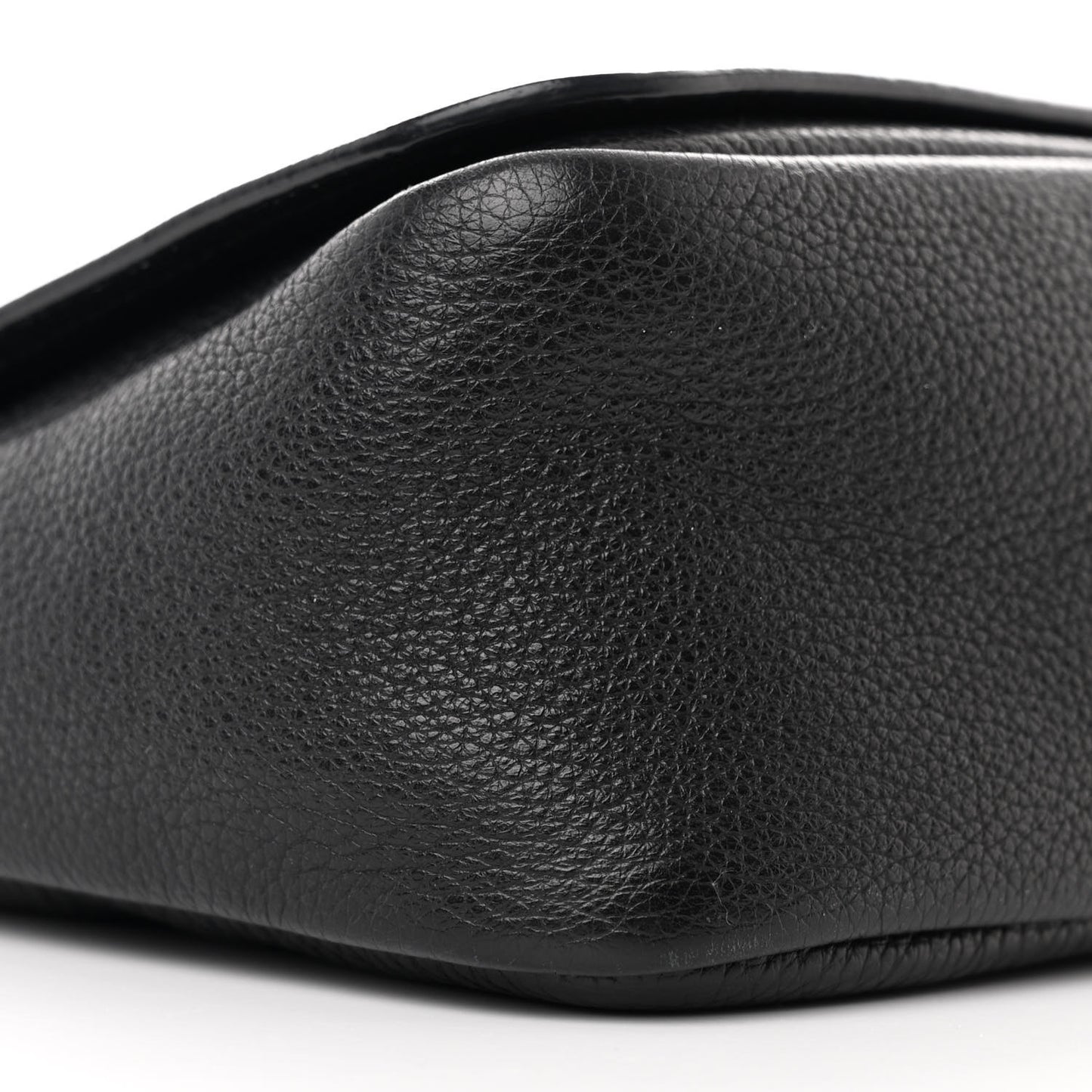 Vitello Daino Soft Flap Crossbody Black