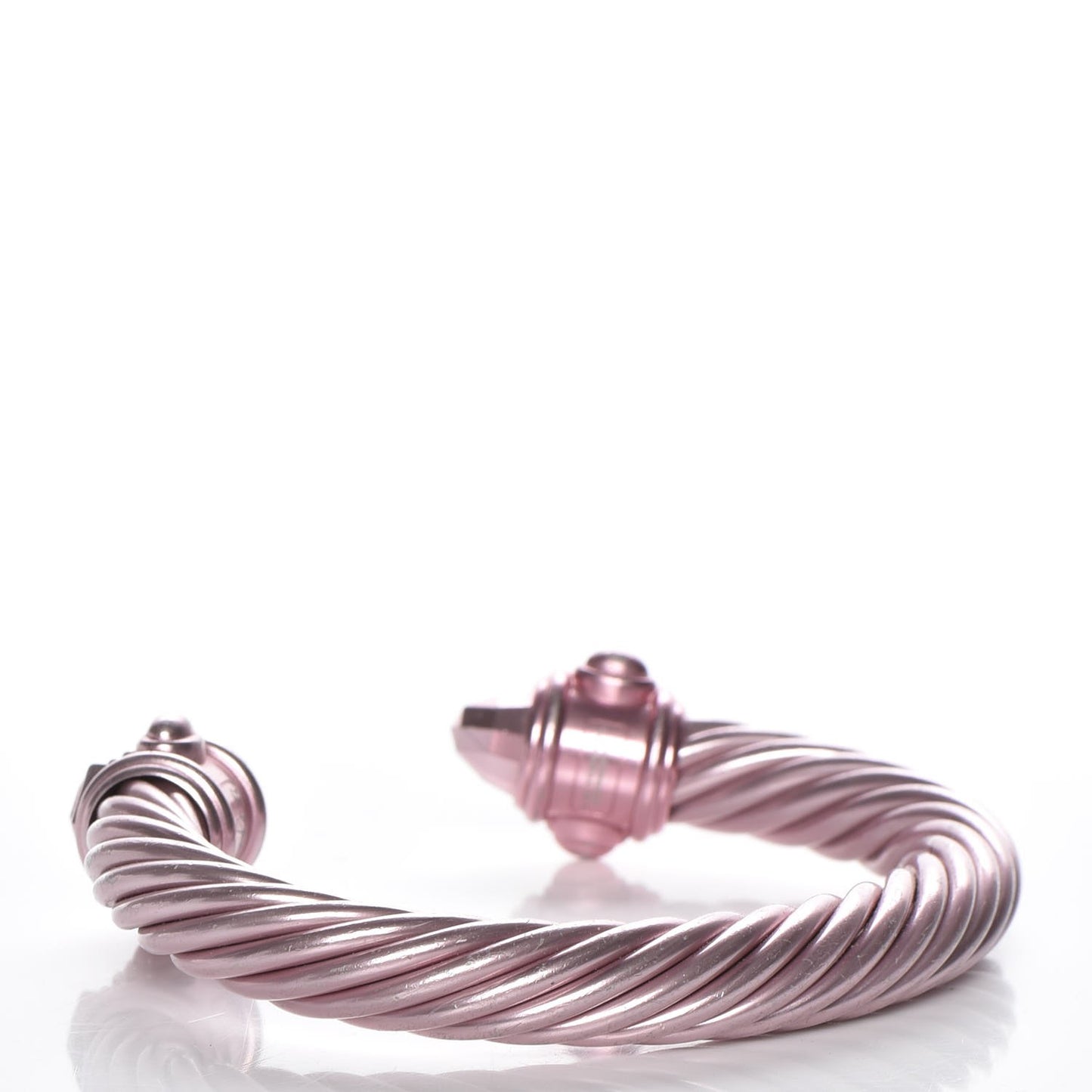 Aluminum 10mm Renaissance Cable Bracelet Light Pink