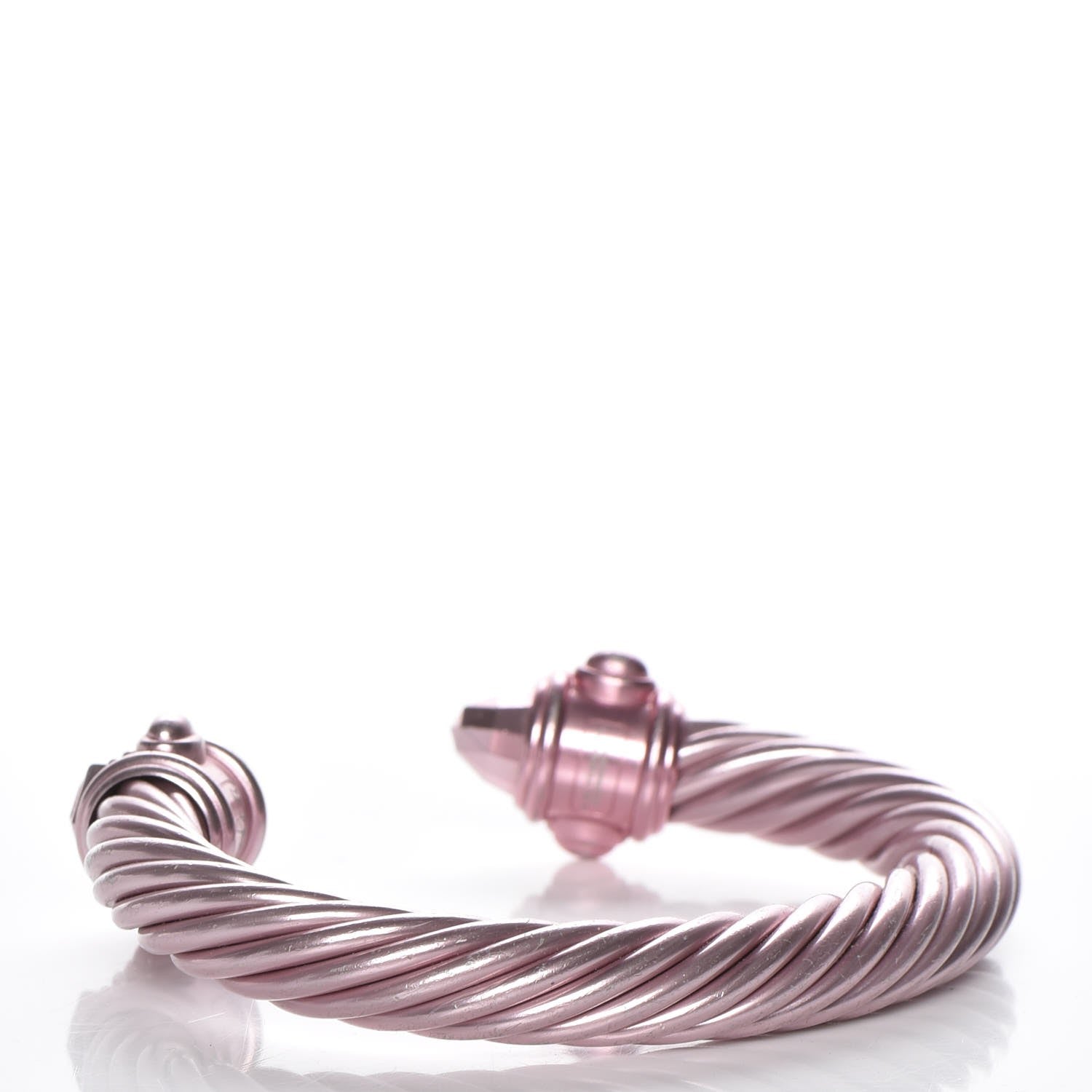 David Yurman Aluminum 10mm Renaissance Cable Bracelet Light Pink 3 of 5