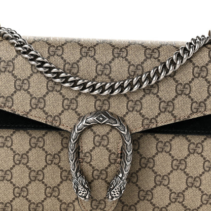 Gucci GG Supreme Monogram Small Dionysus Shoulder Bag Black 8 of 10