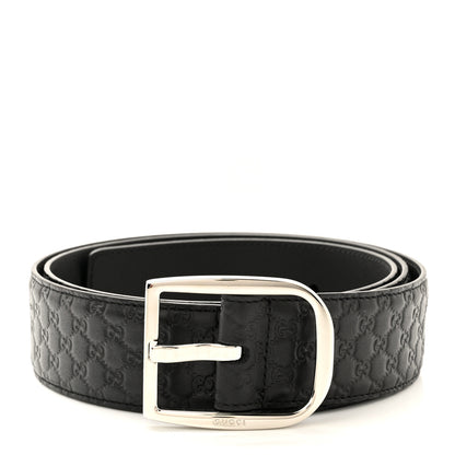 Gucci Soft Microguccissima 40mm Belt 100 40 Black 1 of 3