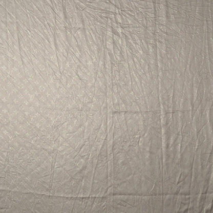 Louis Vuitton Silk Lurex Wool Monogram Shine Shawl Beige 1 of 4