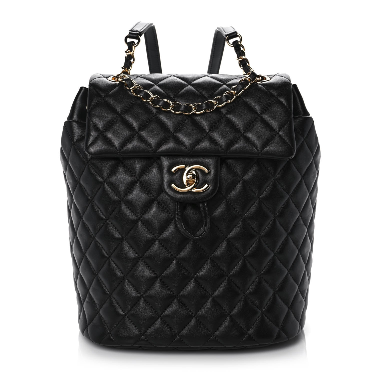 Chanel Lambskin Quilted Small Urban Spirit Backpack Black 1 of 10