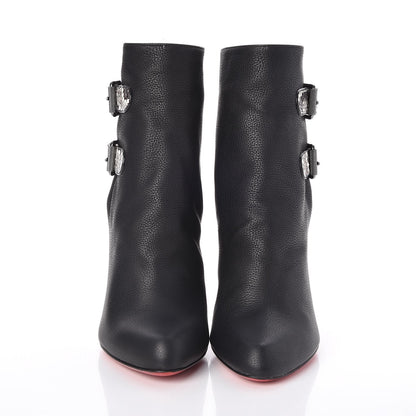 Christian Louboutin Calfskin Cavalitta 100 Ankle Boots 38.5 Black 2 of 8