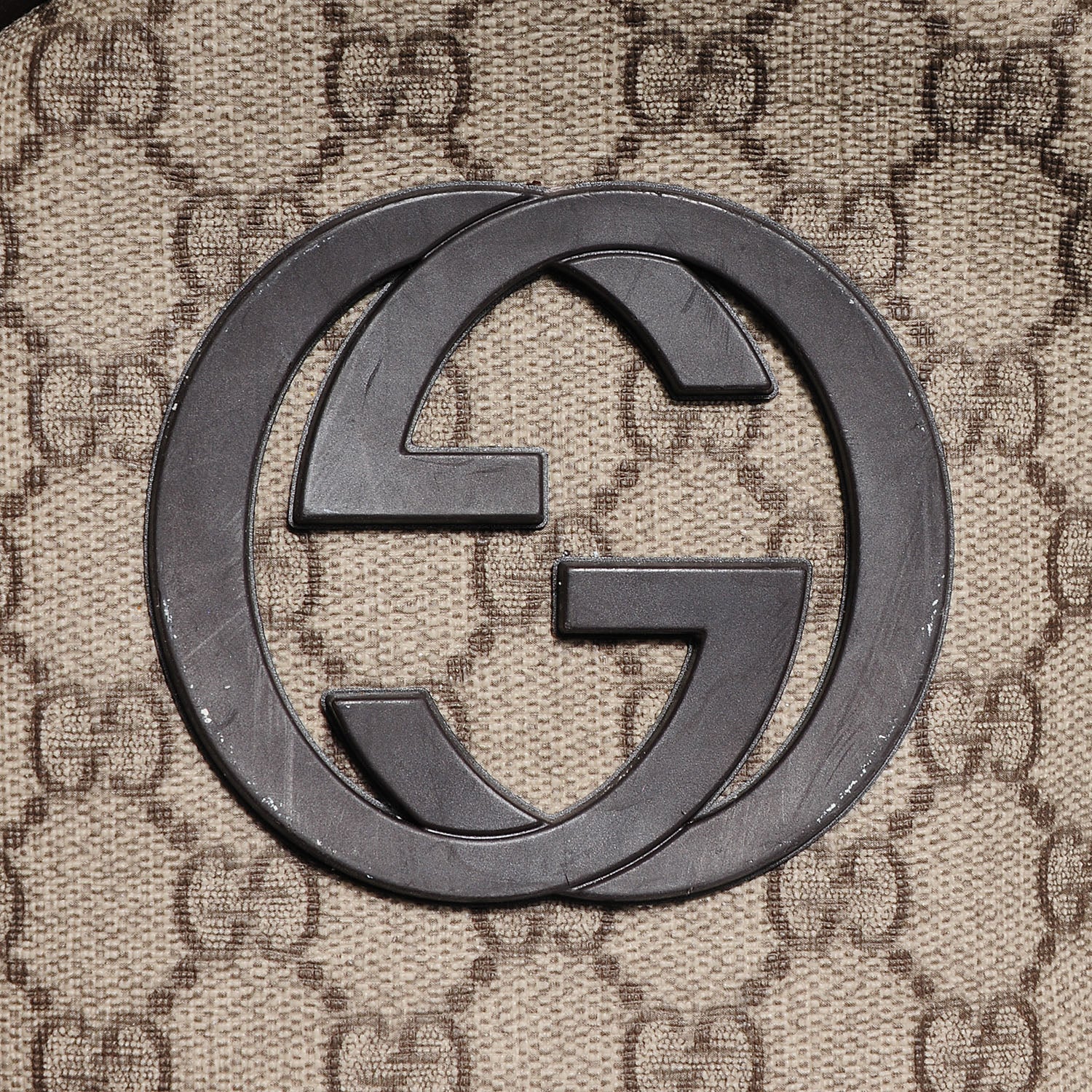 Gucci GG Plus Monogram Interlocking G Medium Backpack Dark Brown 8 of 9