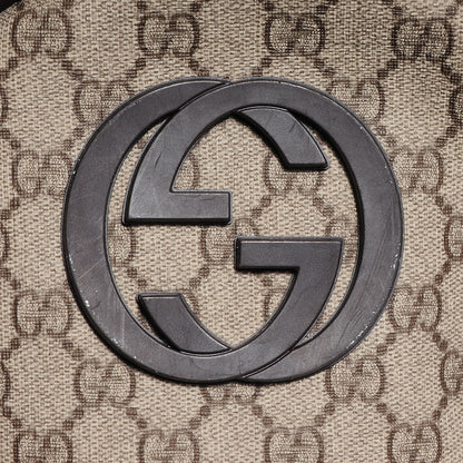 Gucci GG Plus Monogram Interlocking G Medium Backpack Dark Brown 8 of 9