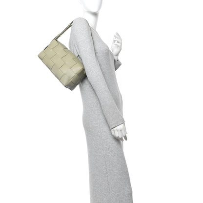 Bottega Veneta Lambskin Maxi Intrecciato Brick Cassette Bag Travertine 2 of 10