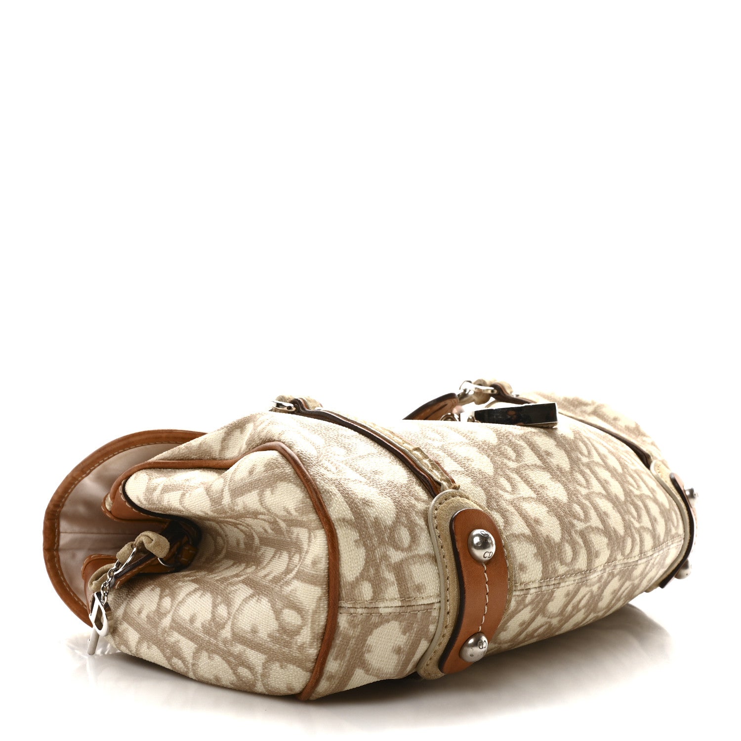Christian Dior Monogram Romantique Trotter Flap Bag 4 of 10