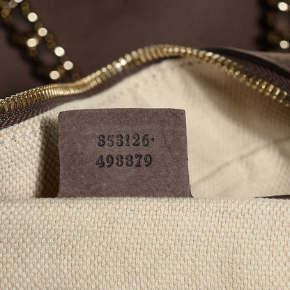 Gucci Vitello Range Medium Soho Bowler Grey Field 7 of 9