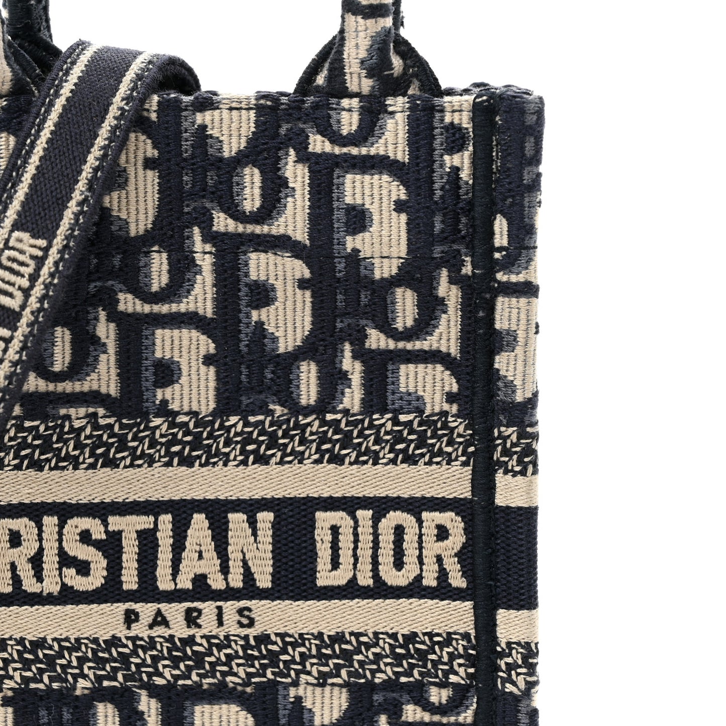 Oblique Mini Book Tote Phone Bag Blue