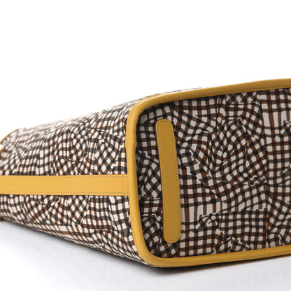 MCM Visetos Medium Liz Reversible Shopper Tote Cognac Yellow 13 of 15