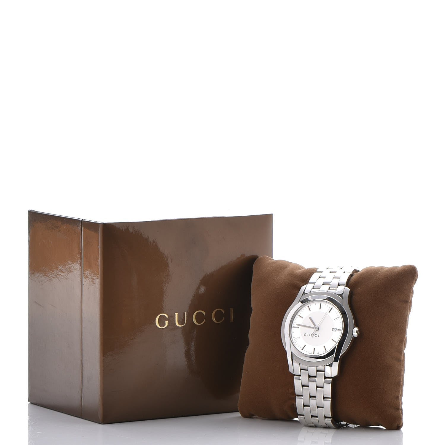 Gucci Stainless Steel 38mm 5500XL Quartz Watch 8 of 8