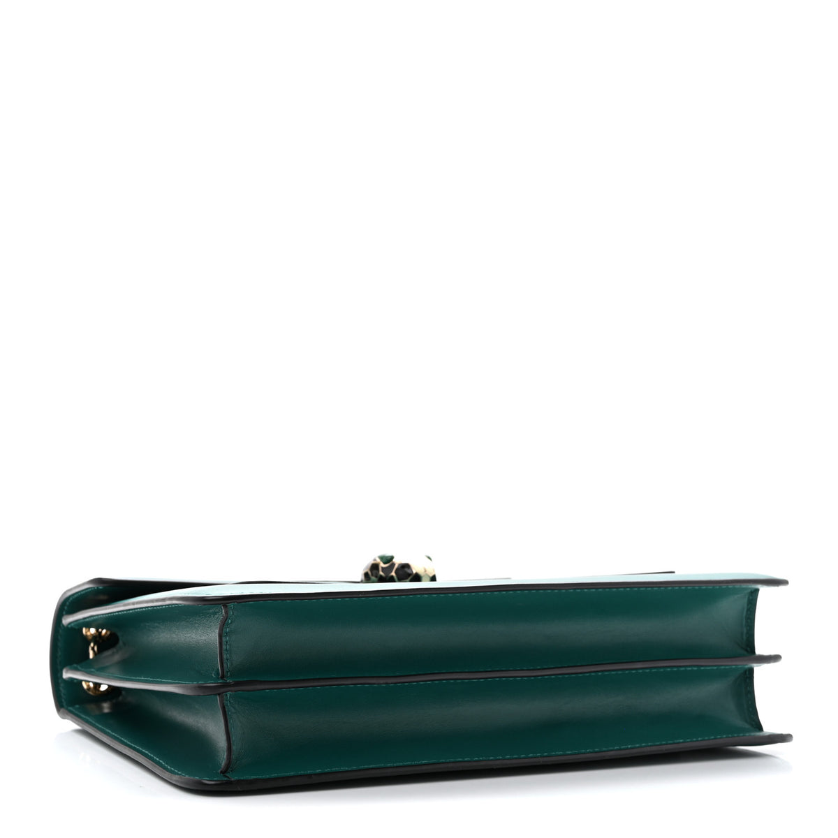 Bulgari Calfskin Serpenti Forever Shoulder Bag Emerald Green 5 of 12