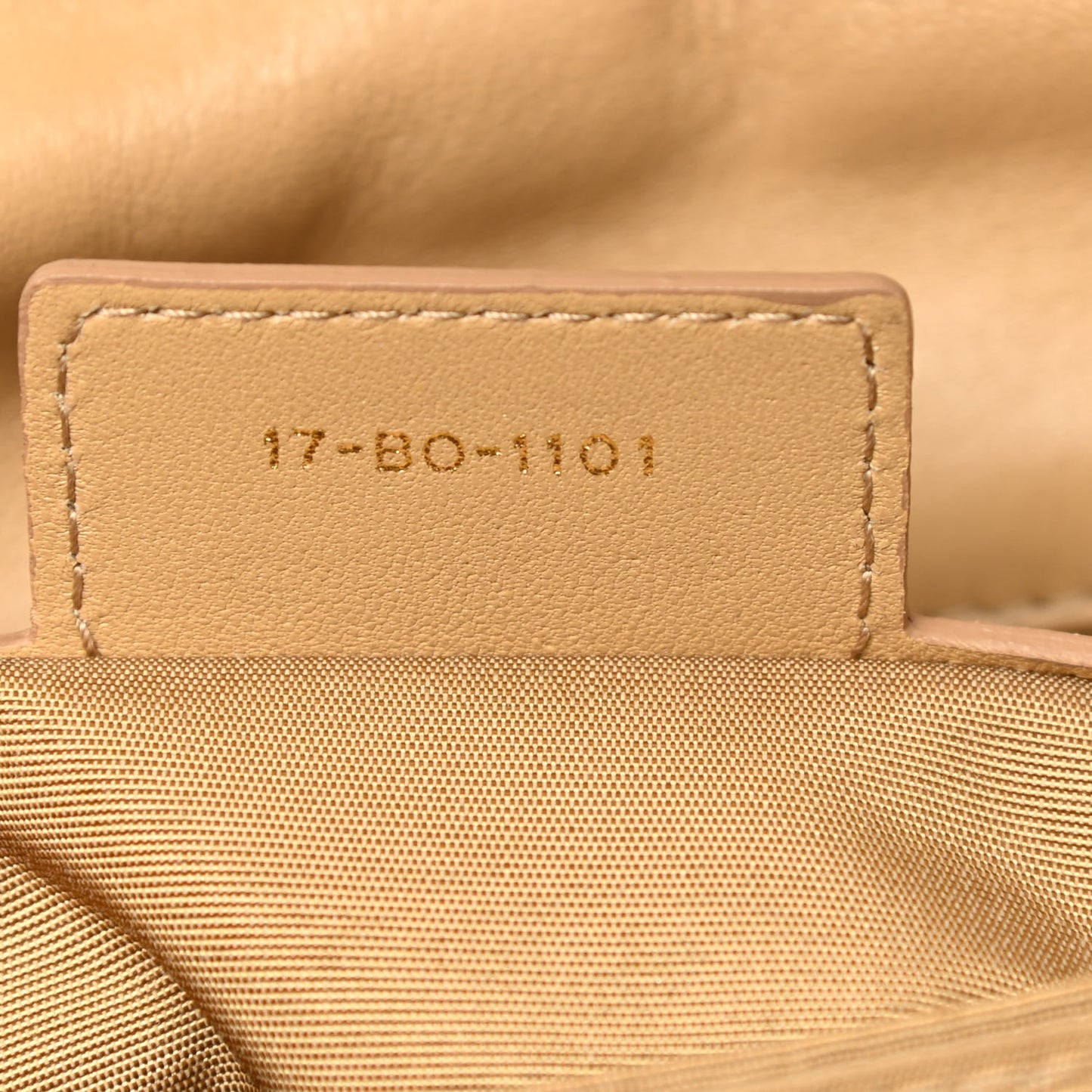 Lambskin Cannage New Lock Flap Beige