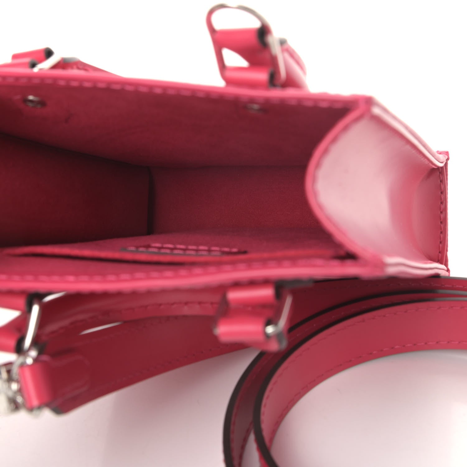 Louis Vuitton Epi Petit Sac Plat Rose Pondicherry 5 of 10