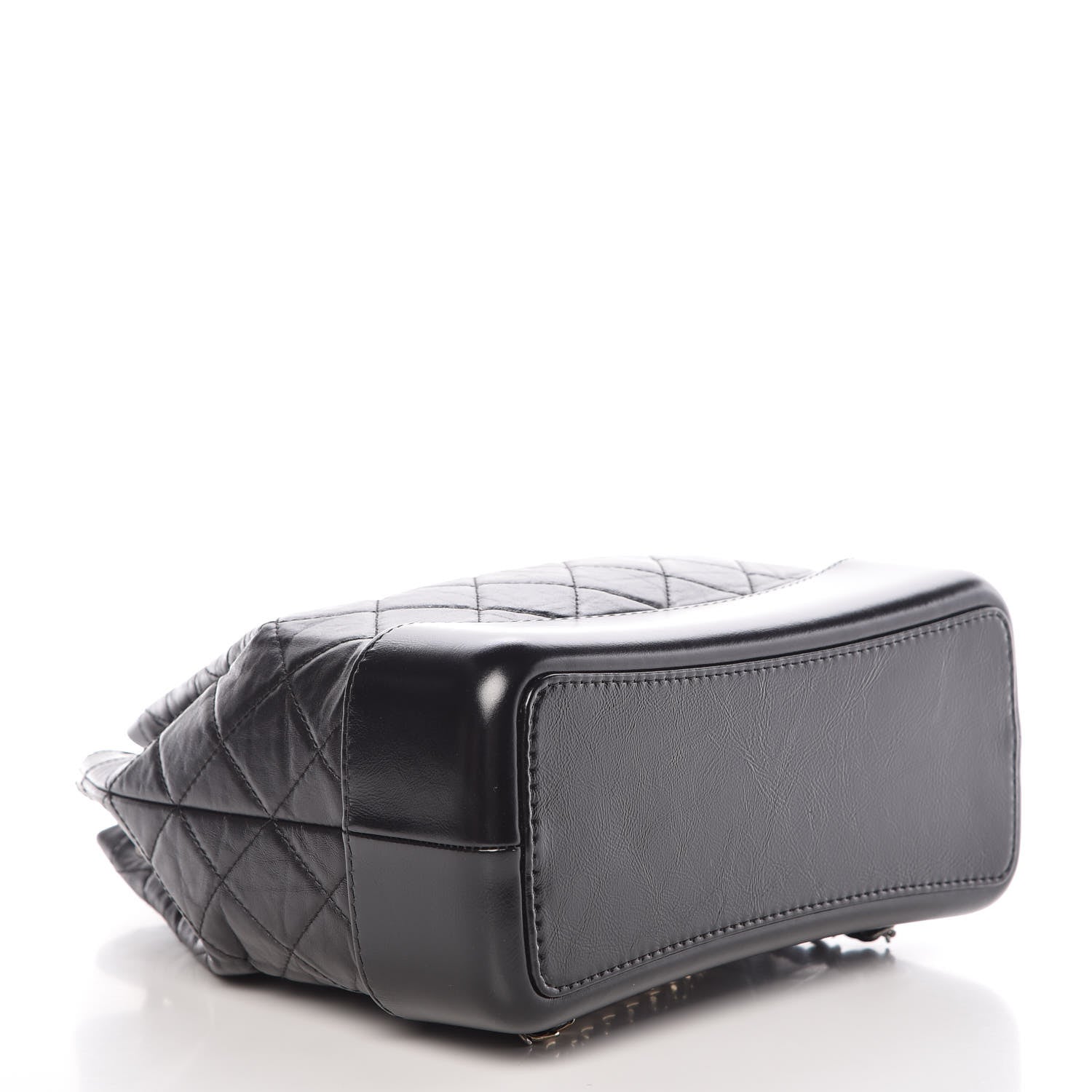 Chanel Aged Calfskin Quilted Gabrielle Backpack Black 4 of 11
