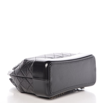 Chanel Aged Calfskin Quilted Gabrielle Backpack Black 4 of 11