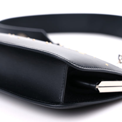 Hermes Veau Monsieur Lizard Ostrich Spaceship Sac A Malice Black Multicolor 10 of 15