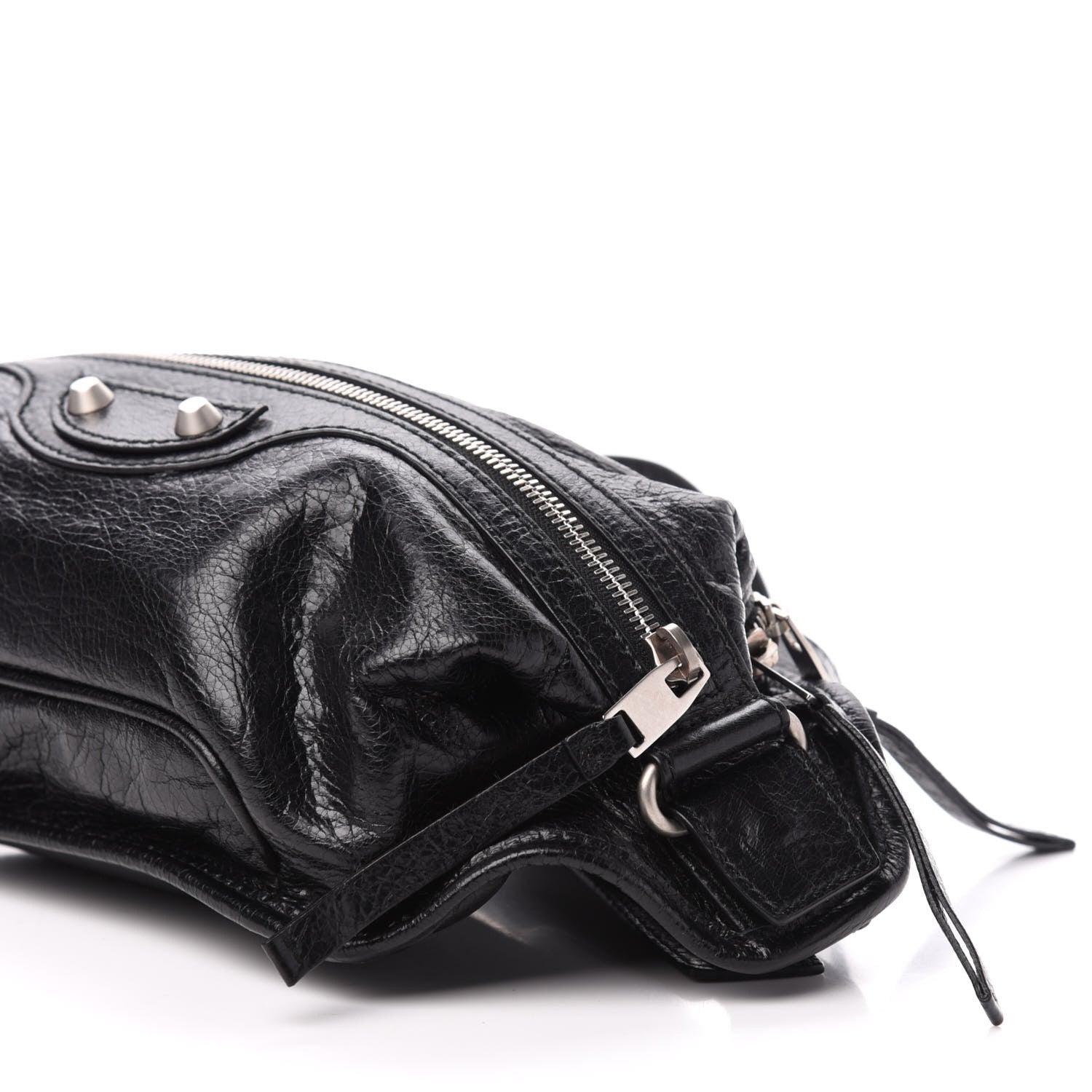 Balenciaga Lambskin Classic Hardware Neo Lift Hip Bag Black 9 of 10
