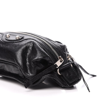 Balenciaga Lambskin Classic Hardware Neo Lift Hip Bag Black 9 of 10