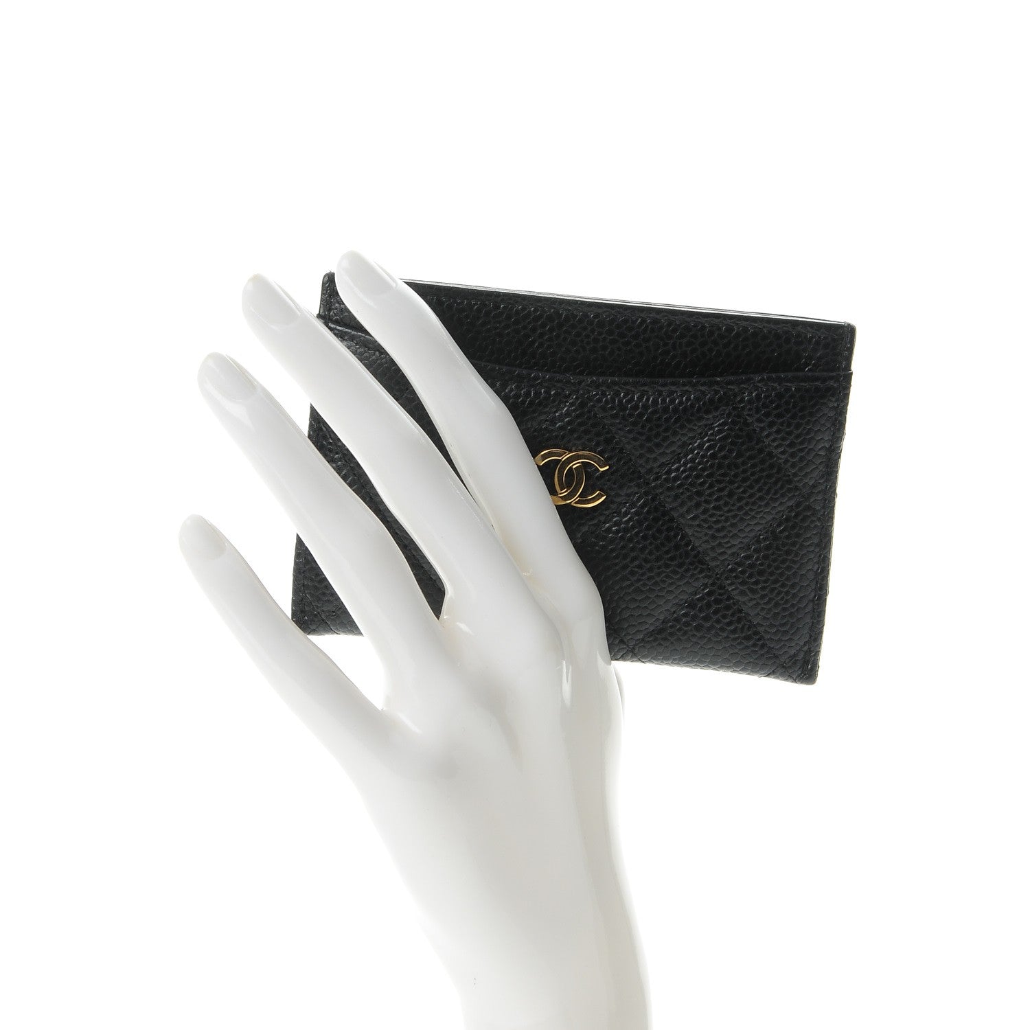 Chanel Caviar Quilted Card Holder Black 2 of 9