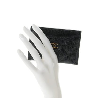 Chanel Caviar Quilted Card Holder Black 2 of 9