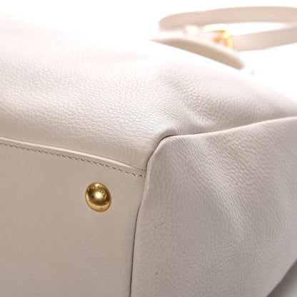 Prada Vitello Daino Top Handle Zip Tote Sabbia 16 of 18