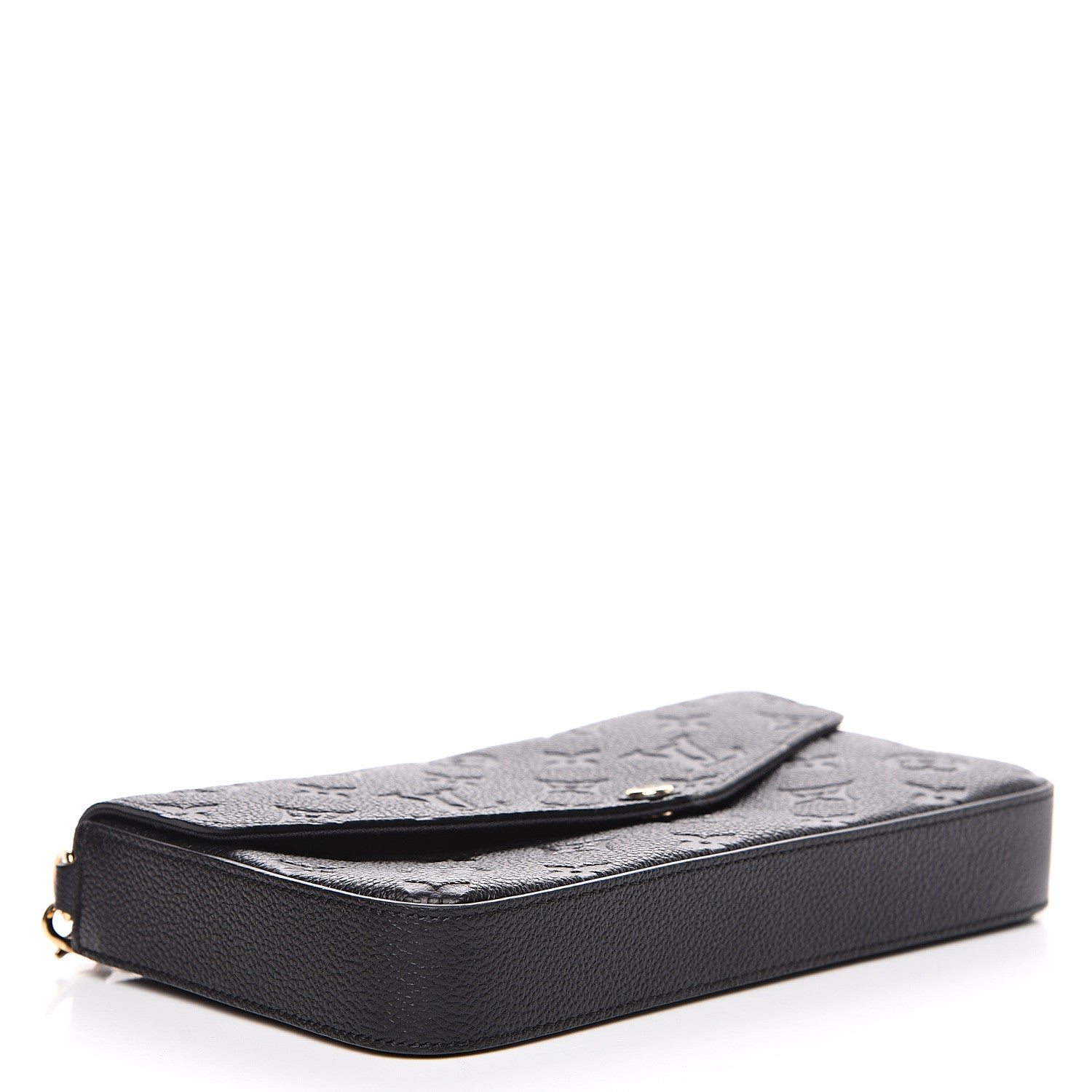 Louis Vuitton Empreinte Pochette Felicie Chain Wallet Black 3 of 10