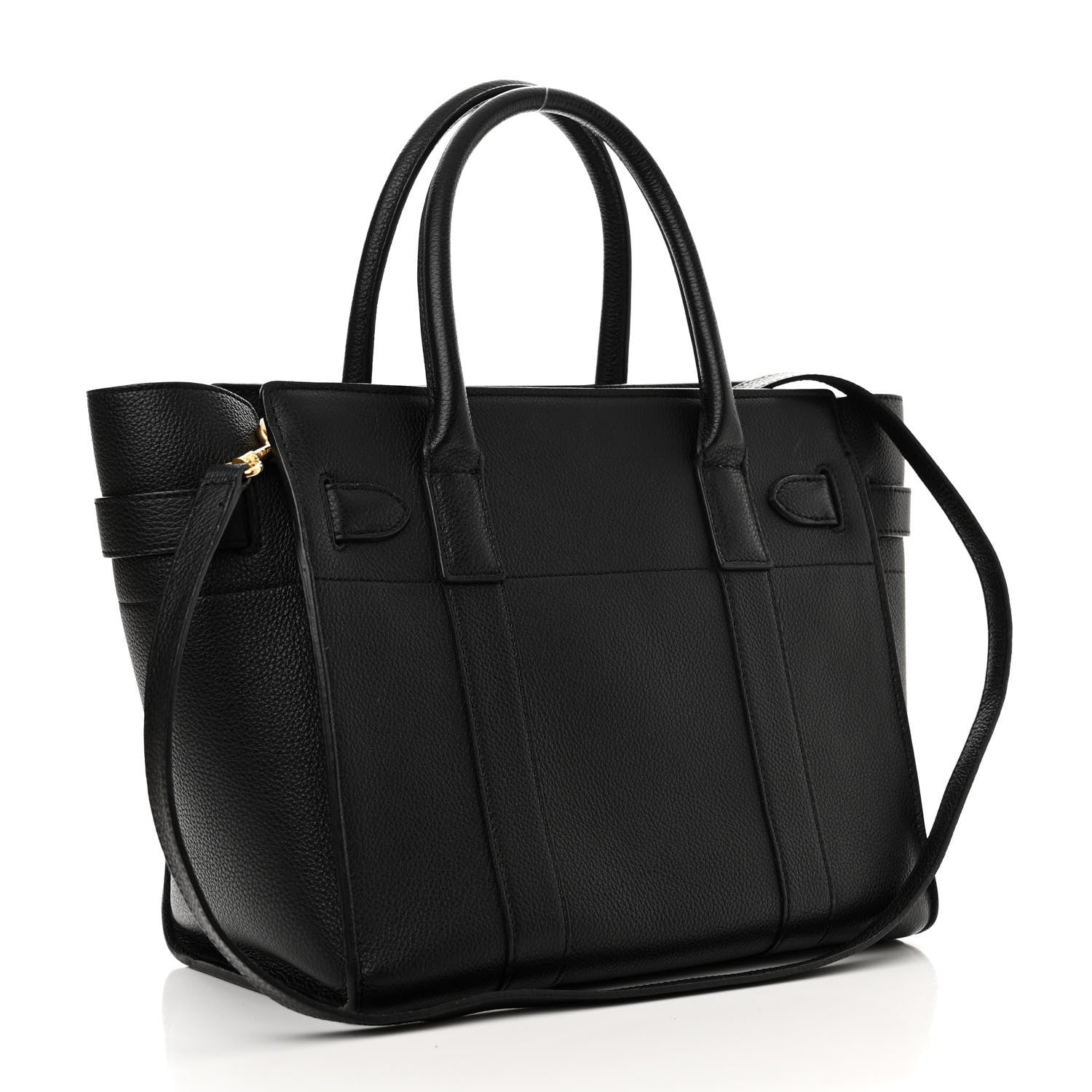 Mulberry Classic Grain Small Bayswater Zip Tote Black 3 of 9