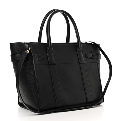 Mulberry Classic Grain Small Bayswater Zip Tote Black 3 of 9