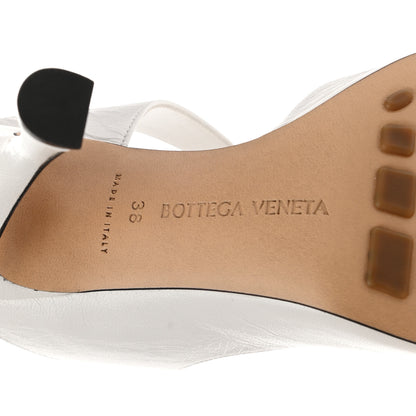 Bottega Veneta Nappa Crunch Lux Sandals 38 Optic White 7 of 8