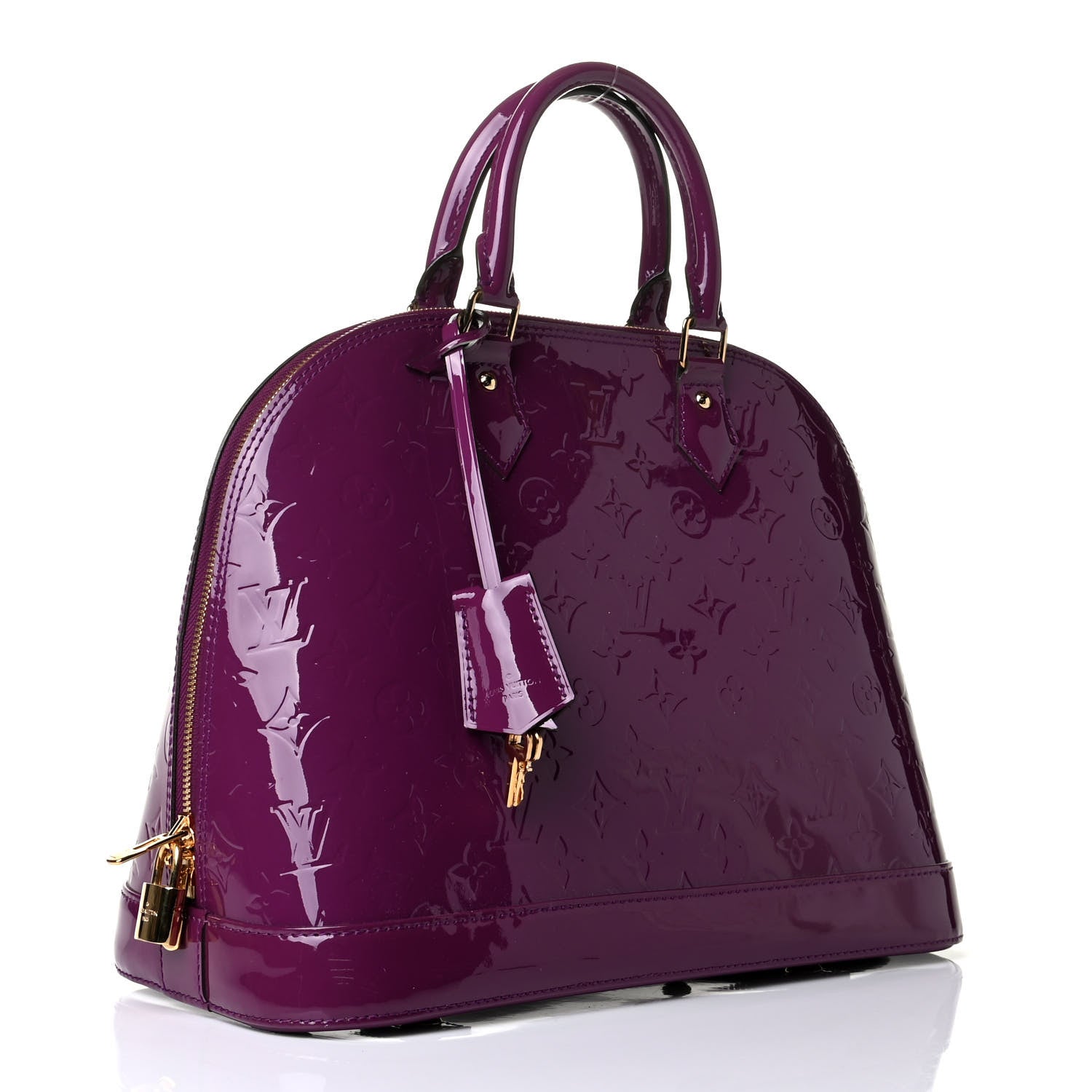 Louis Vuitton Vernis Alma MM Amethyste 2 of 6