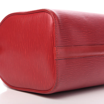 Louis Vuitton Epi Speedy 25 Castillan Red 10 of 11