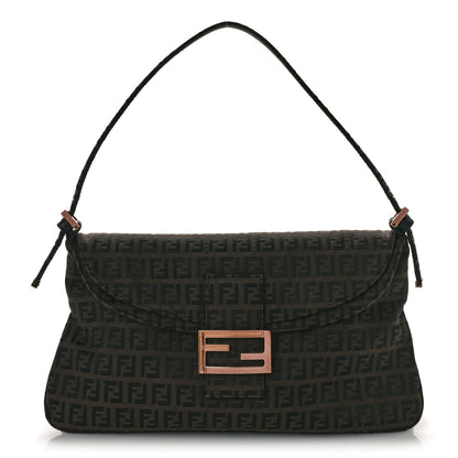 Fendi Zucchino Baguette Black 1 of 9