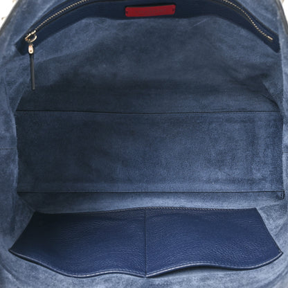 Valentino Garavani Grained Calfskin Rockstud Shoulder Tote Marine 4 of 17